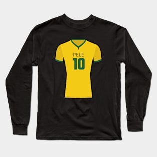 Pele Jersey Design - Pele Long Sleeve T-Shirt